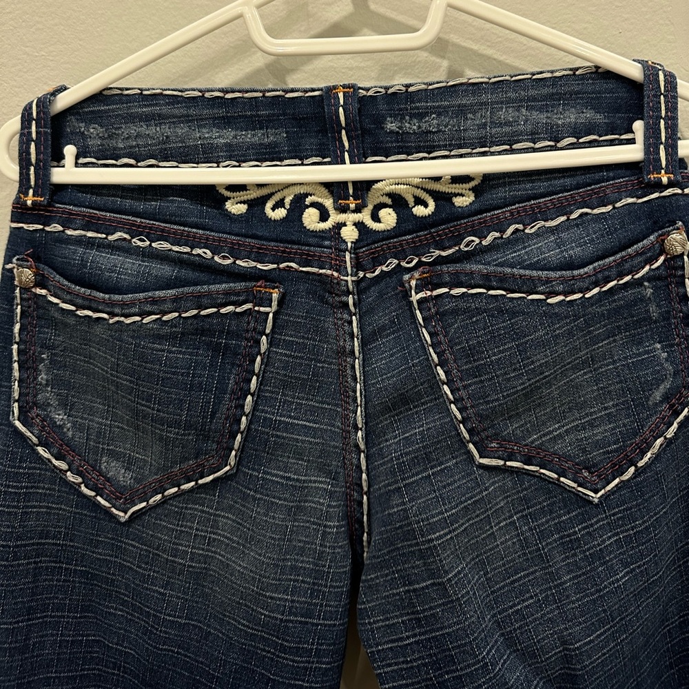 Low Rise Flare Jeans